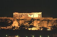 Acropolis at night