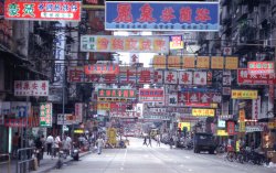 Shopping street, Kowloon