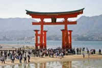 The gateway at Miyajima