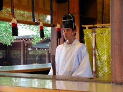Guardian at Shinto shrine