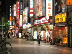 Late night shopping, Tokyo