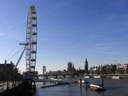 London Eye and Parliament