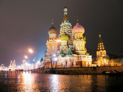 Red Square at night