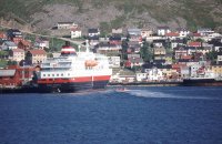 Coastal steamer at Honningsvag