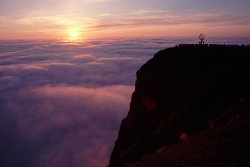 Midnight sun, North Cape
