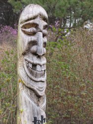  Carved figure - Gyeongju Folk Village
