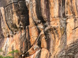Sigiriya Rock detail