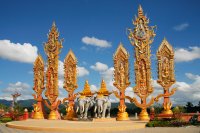 Elephant shrine, Golden triangle