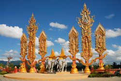 Elephant shrine, Golden triangle