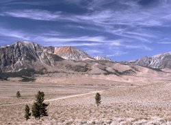 Highway 295 near Lee Vining